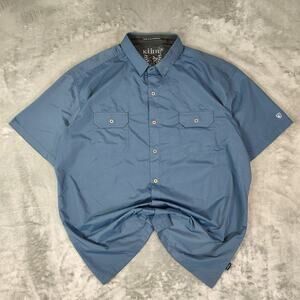 Kuhl Skorpio metal button up lightweight outdoors casual shirt mens XXL